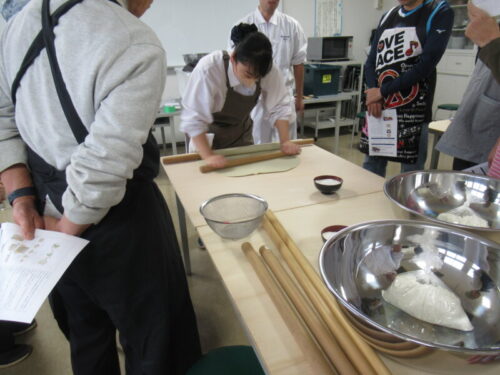 写真：手打ちそば(午前の部)