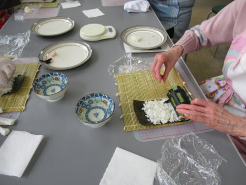 飾り巻き寿司講座風景写真2