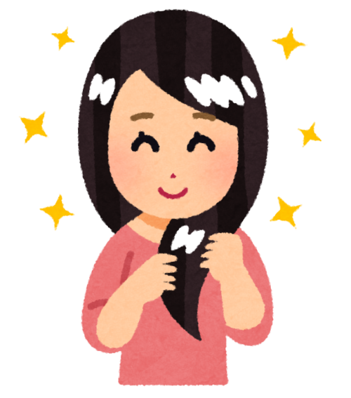美髪イラスト