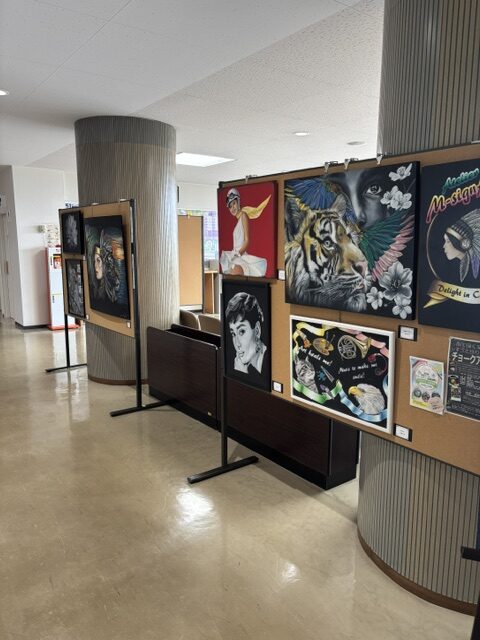 チョークアート作品展写真1