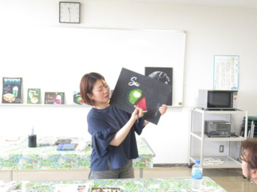 チョークアート講座風景写真3