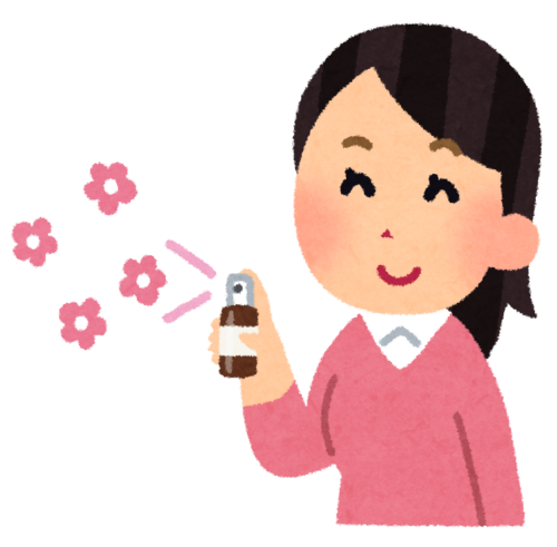 アロマスプレーイラスト